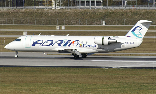Adria Airways - Bombardier CRJ200