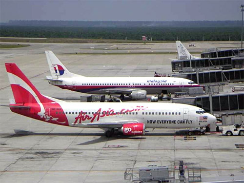 Air Asia a Malaysia Airlines
