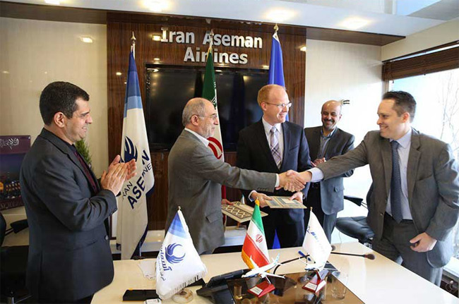 Iran Aseman Airlines - podpis dohody s Boeingem