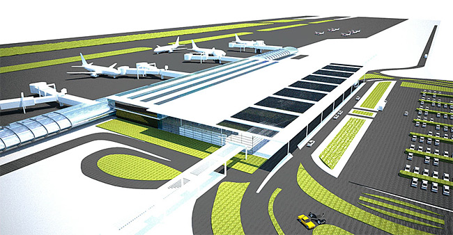 Kastelli letiště - terminál