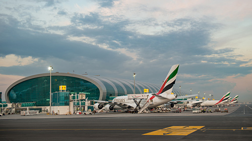 Letiště Dubaj - Terminál 3 - hala A
