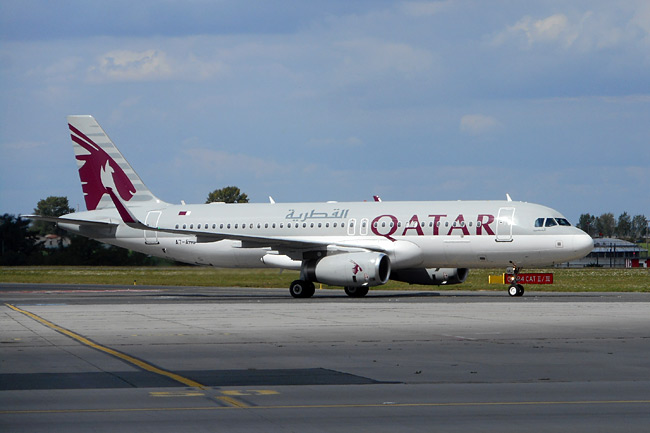 Qatar Airways - Airbus A320 - Praha