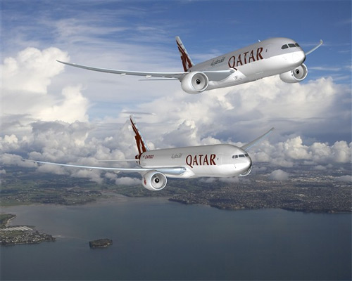 Qatar Airways - Boeing 787 a Boeing 777F