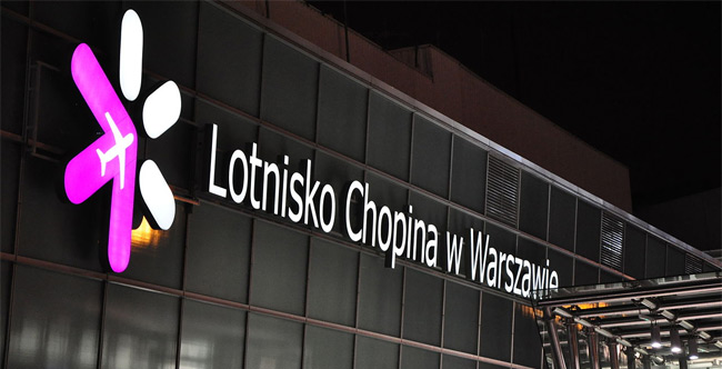 Varšava - letiště Frederika Chopina