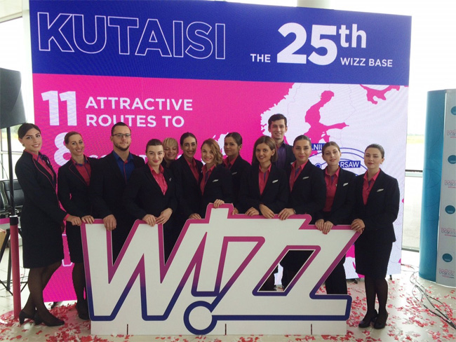 Wizz Air - otevření základny v Kutaisi