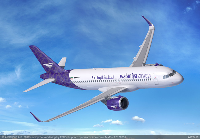 Wataniya Airways - Airbus A320