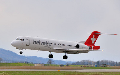 Helvetic Airways - Fokker 100 - Curych