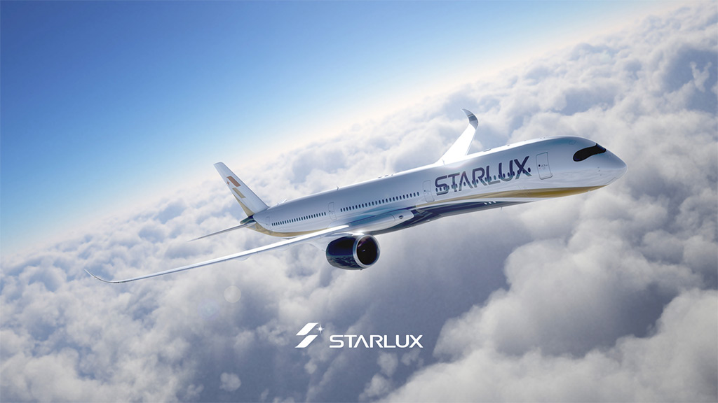 Airbus A350 v barvách Starlux Airlines (foto: Starlux Airlines)