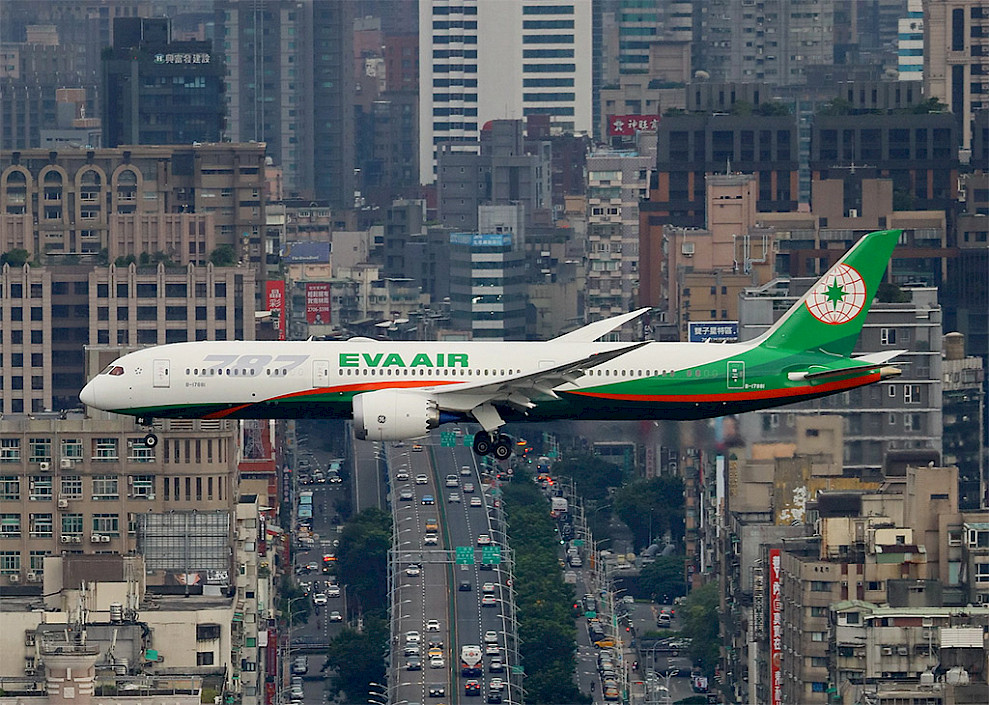 EVA Air - Boeing 787 Dreamliner (foto: 湯小沅/Wikimedia Commons - CC0)