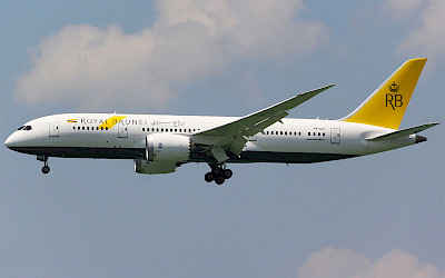 Boeing 787 Dreamliner společnosti Royal Brunei Airlines (foto: Afpwong/Wikimedia Commons - CC BY-SA 4.0)