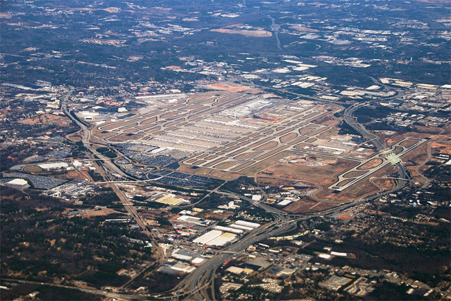 Atlanta - letiště - celkový pohled
