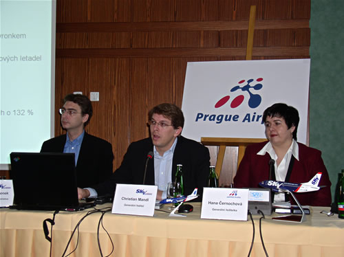 Alain Skowronek, Christian Mandl a Hana Černochová Alain Skowronek, Christian Mandl a Hana Černochová