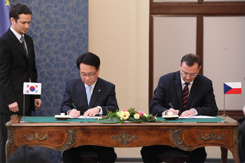 ČSA a Korean Air - slavnostní podpis smlouvy