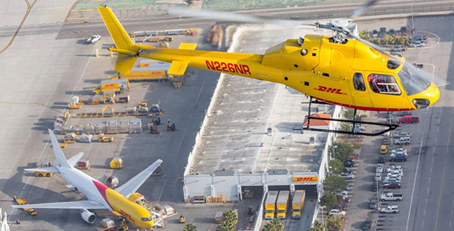 DHL Express - Los Angeles International Airport - Eurocopter AS355