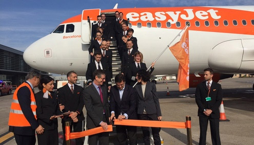 easyJet - nová základna v Barceloně