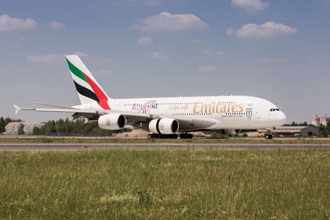 Emirates - Airbus A380 - Praha