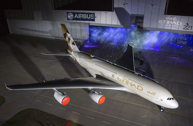 Etihad Airways - Airbus A380 rollout
