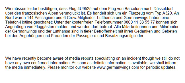 Germanwings - 2015 - havárie - web