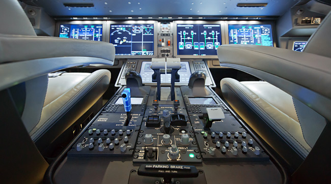 Irkut MS-21 - pilotní kabina