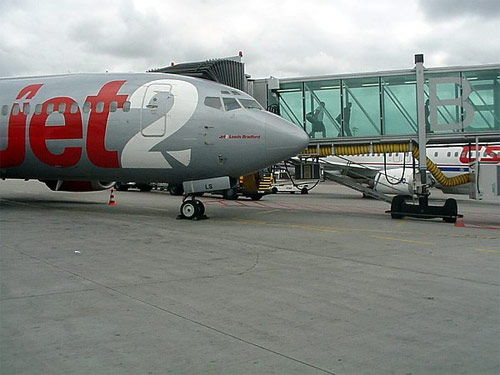 Jet2 na letišti v Praze