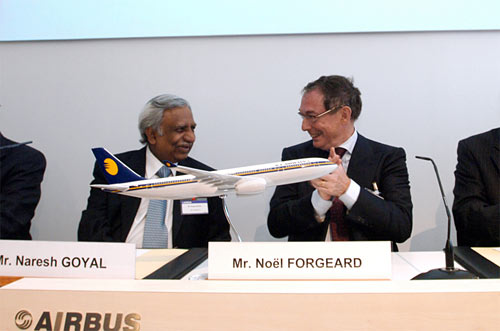 Naresh Goyal a Noël Forgeard