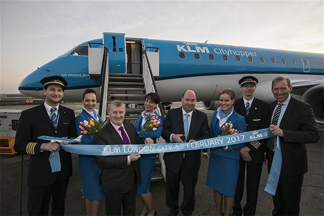 KLM - zahájení letů na London City Airport