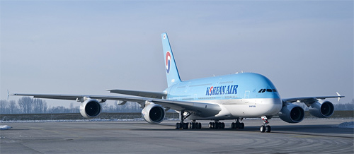 Korean Air - plné barvy