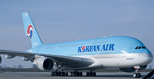 Korean Air - plné barvy