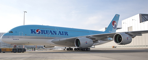 Korean Air - plné barvy