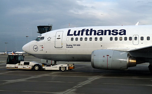 Letiště Drážďany - Lufthansa - Boeing 737-500