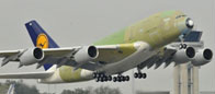 Lufthansa - Airbus A380 - první let