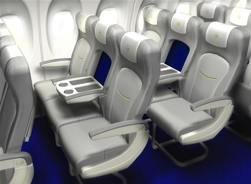 Lufthansa - nová sedadla