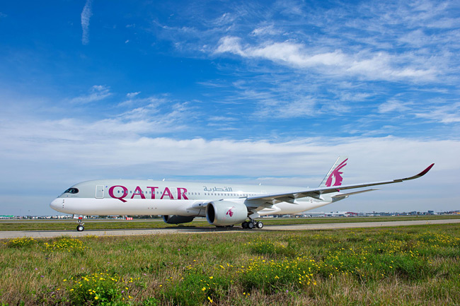 Qatar Airways - Airbus A350-900 - první letoun