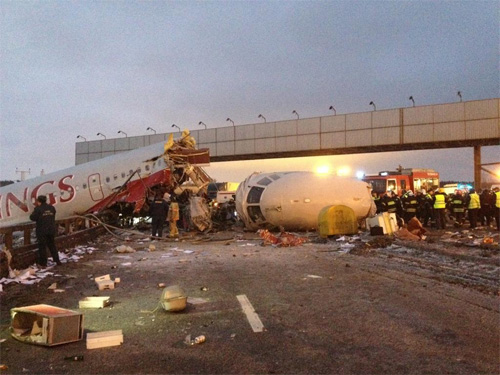 Red Wings Airlines - Tupolev Tu-204 - havárie Moskva