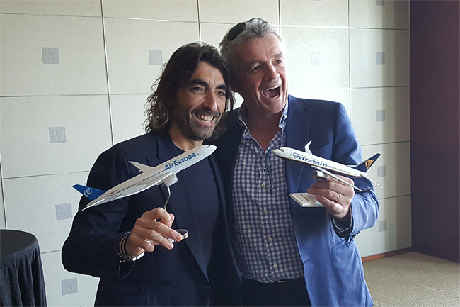 Michael O’Leary a Javier Hidalgo