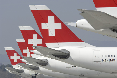 Swiss - kormidla letadel