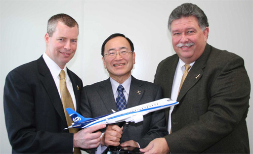 Trans States Holdings - Mitsubishi Regional Jet - podpis kontraktu