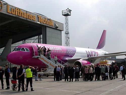 Airbus A320 společnosti Wizz Air