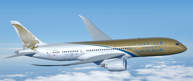 Gulf Air - Boeing 787 - staré livery
