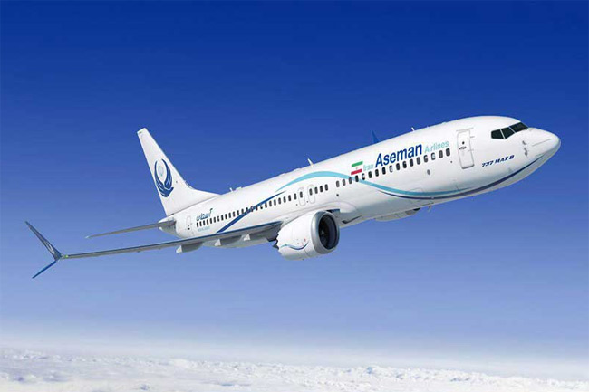 Iran Aseman Airlines - Boeing 737 MAX 8