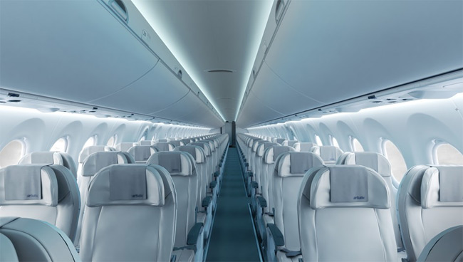 airBaltic - Bombardier CS300 - kabina