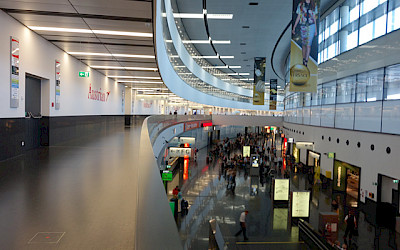 Vídeň - terminál 3 - příletová hala
