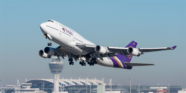 Thai Airways - Boeing 747-400 - Mnichov