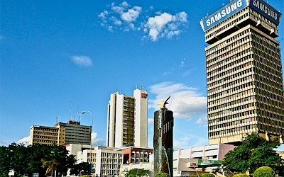 Lusaka - centrum města