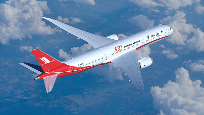 Shanghai Airlines - Boeing 787 Dreamliner