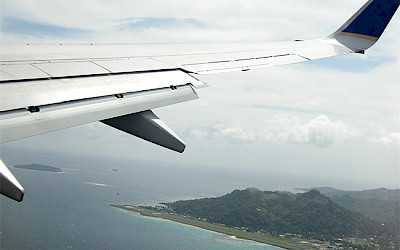 Chuuk - dráha letiště