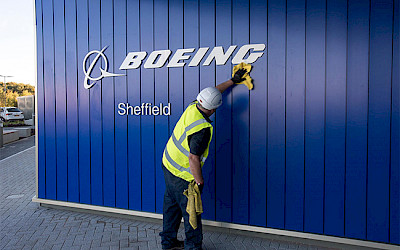 Boeing - Sheffield - otevření