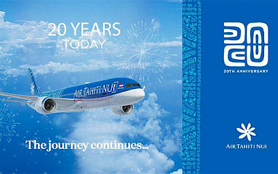 Air Tahiti Nui - 20 let provozu