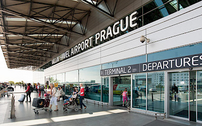 Letiště Praha - Terminál 2 - vstup
