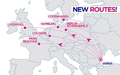 Wizz Air - Varna - nové linky